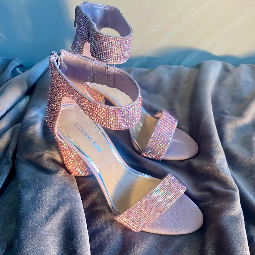 Gianni Bini Sparkling Pink Heels